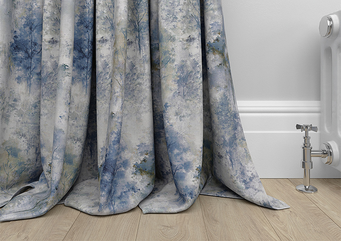 Woodland, Saxon Blue - Made to Measure Curtains - Image 6